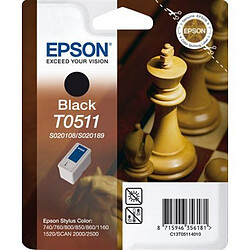 Epson Echequier - Cartouche d'encre T0511  - Noir