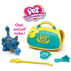 Pet Parade CHATS - Coffret Soin avec un chat, un sac transport et des accessoires - PTC03 PET PARADE PARADE Chats Coffret Soin