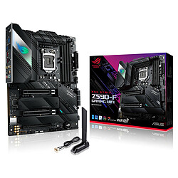 ASUS ROG STRIX Z590-F GAMING WIFI Carte mère ATX - Socket 1200 - Intel Z590 Express - 4x DDR4 - SATA 6Gb/s + M.2 PCI-E NVMe - USB 3.2 - PCI-Express 4.0 16x - Wi-Fi 6E + LAN 2.5 GbE