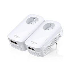 TP-LINK TL-PA9025P KIT - 2000Mbit/s Pack de 2 adaptateurs CPL - HomePlug AV2 - MiMo 2x2 - 2 x Gigabit Ethernet - RJ45 Femelle