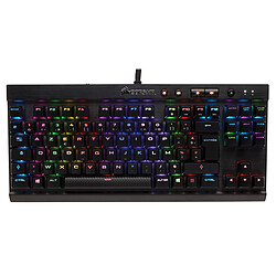 Corsair K65 RAPIDFIRE RGB Speed - Mécanique - TKL Clavier gamer - Rétroéclairage RGB -Cherry MX Speed - AZERTY - filaire/USB - noir