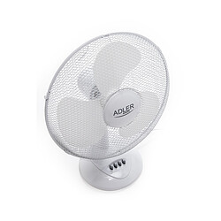 Ventilateur de table tête rotative 40 cm 90W 3 vitesses Adler AD 7304