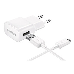 Samsung Chargeur secteur 2A - blanc - Micro USB CHARGEUR SECTEUR 2A - BLANC MICRO USB, CABLE DECONNECTABLE SAMSUNG EP-TA12EWEUGWW