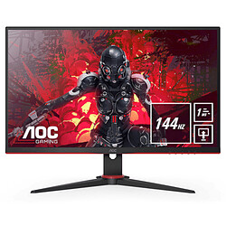 AOC 23,8" 24G2AE/BK Ecran PC gamer - 1920x1080 - Dalle IPS - 144 Hz - 1 ms - FreeSync Premium - Haut-parleurs - VGA / HDMI / DisplayPort