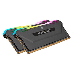 Corsair Vengeance RGB PRO SL - 2 x 16 Go - DDR4 3200 MHz C16 - Noir