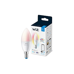 LED Connectée WiZ Flamme E14 Couleur 40W WiZ Ampoule connectée couleur Flamme E14 40W