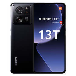 XIAOMI 13T CONÇU AVEC LEICA - 5G - 8/256 Go - NOIR Smartphone 6,7" CrystalRes AMOLED  - 144 Hz - MIUI 14 - 5G - Triple capteur 112 MP - Vidéo 4K - Dolby Vision - 5000mAh - Chargement 42min