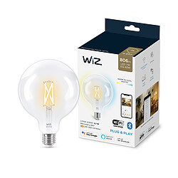 WiZ Ampoule connectée E27 - Globe 125 - Blanc variable Ampoule E27 - Blanc variable - 2700-6500K - Intensité réglable - Equivalent 60W