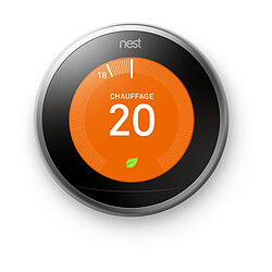 Google Nest Learning Thermostat 3e génération - Acier