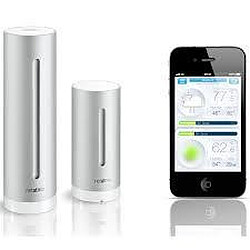 Netatmo Station météorologique - NWS01-EC - Gris Station météorologique - Compatible iOS/Android - Bluetooth - Gris