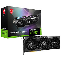 MSI GeForce RTX 4060 Ti GAMING X SLIM 16Go 16 Go GDDR6 - HDMI/Tri DisplayPort - DLSS 3 - PCI Express 4.0 16x