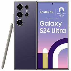 Samsung Galaxy S24 Ultra - 5G - 12/256 Go - Violet Smartphone 6,8" Quad HD+ - Dynamic AMOLED - 120 Hz - 5G - Quintuple capteur 200 MP - Vidéo 8K