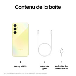 Samsung Galaxy A55 - 5G - 8/128Go - Lime pas cher