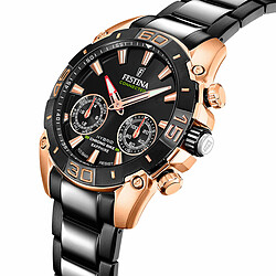 Montre connecté Homme Festina Montres CHRONOBIKE CONNECTED - F20548-1 Bracelet Acier Noir pas cher