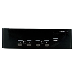 StarTech.com STARTECH Commutateur KVM DVI/VGA USB - pour 4 Ordinateurs avec Audio et 2 écrans DVI/VGA STARTECH Commutateur KVM DVI/VGA USB - pour 4 Ordinateurs avec Audio et 2 écrans DVI/VGA