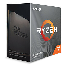 AMD Ryzen 7 5700X (3.4 GHz / 4.6 GHz) Processeur 8 Cœurs / 16-Threads - Socket AM4 - GameCache 36 Mo - 7 nm - TDP 65W (version boîte sans ventilateur - garantie constructeur 3 ans)