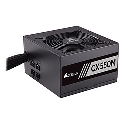 Corsair CX550M 550W - 80 Plus Bronze Alimentation semi-modulaire - semi-passive ATX - 550W