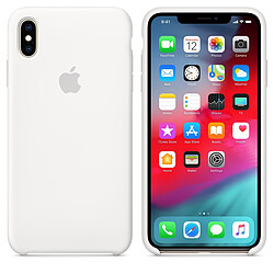 Apple iPhone XS Max Silicone Case - Blanc