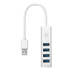 D2 Diffusion Hub 4 ports USB 3.0 2 alimentations