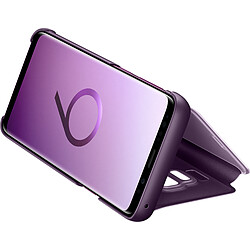 Avis Samsung Clear View Standing Cover Galaxy S9 - Violet