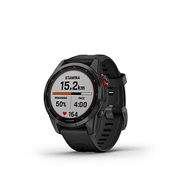 Garmin Montre connectée Mixte fenix 7S 010-02539-13 - Bracelet Silicone Noir pas cher