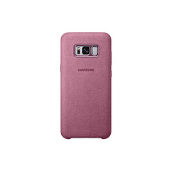 Samsung Coque en Alcantara Rose pour Galaxy S8 Plus