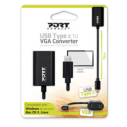 PORT Designs CONVERTISSEUR - TYPE C vers VGA