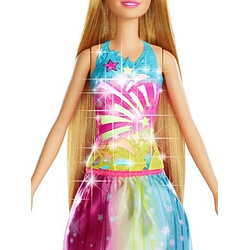 Barbie Princesse arc en ciel sons et lumières - FRB12