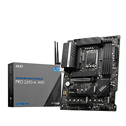 MSI Carte mère PRO Z690-A WIFI Intel Z690 - Audio : 8 cannaux (7.1) HD Audio avec Audio BOOST 5 - LGA 1700