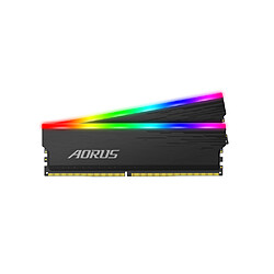 Gigabyte AORUS - 2x8 Go - DDR4 3333MHz - RGB 16 Go de mémoire PC - 2 barrettes de RAM DDR4 PC4-26600 - RGB - GP-ARS16G33