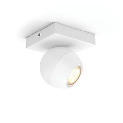 Avis Philips Hue Spot d'intérieur connecté BUCKRAM extension - 5.5W - Blanc - White Ambiance - Télécommande Hue incluse