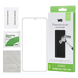 WE Verre Trempé pour [WIKO POWER U10 / U20 / U30] - Film Protection Ecran Anti-Rayures - Anti-Bulles d'Air - Ultra Résistant - Dureté 9H Glass