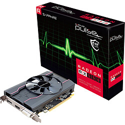 SAPPHIRE Radeon RX 550 PULSE ? 4 Go Carte graphique RX 550 PULSE 4 Go GDDR5 cadenc‚s … 1168 MHz (1264 MHz en mode Boost) ?AMD FreeSync ? Radeon Chill - VR Ready