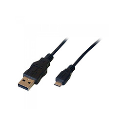 Câble USB 2.0 micro mâle/ mâle 1m D2 Diffusion Câble USB 2.0 micro mâle/ mâle 1m D2 Diffusion