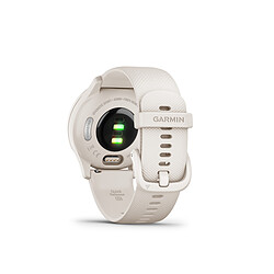 Montres connectées mixtes Garmin VIVOMOVE SPORT 010-02566-01 - Bracelet Silicone Blanc pas cher