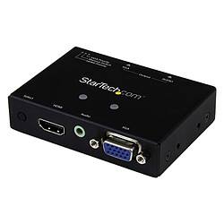 StarTech.com Switch 2x1 VGA et HDMI vers VGA avec convertisseur HDMI vers VGA et commutation prioritaire - 1080p Video Switches