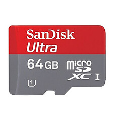 Sandisk Ultra micro SDXC -  64 Go Carte mémoire - micro SDXC - 64 Go - 120mb/s - SDSQUA4-064G-GN6MA