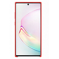 Samsung Coque Silicone Galaxy Note10 Plus - Rouge