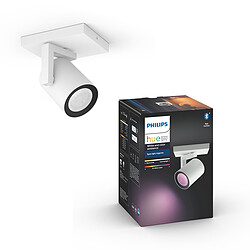 Philips Hue Spot connecté ARGENTA - 5.7W - Blanc - White & Color Ambiance White & Color Ambiance ARGENTA Spot 1x5.7W - Blanc - Nécessite le pont de connexion Philips Hue