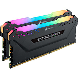 Corsair Vengeance LPX - 2x16 Go - DDR4 3200 Mhz - RGB Pro - Noir 32 Go de mémoire PC - 2 barrettes de RAM PC4-25600 - CAS 16