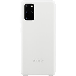 Coque Silicone pour Galaxy S20+ Blanc