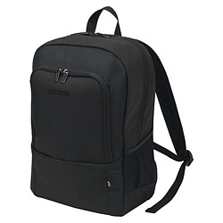 DICOTA Sac a dos BACKPACK BASE Ecologique Noir Pour PC Portable 15"-17.3" 24L polyester, rembourré, poches rangement garantie a vie  D30913-RPET