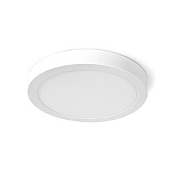 NEDIS Éclairage de Plafond Intelligent Wi-Fi - Aluminium Éclairage de Plafond Intelligent avec Wi-Fi - Rond - Blanc Chaud à Blanc Froid - 1 400 lm - 18 W