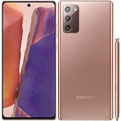 Samsung Galaxy Note20 - 4G - 256 Go - Bronze Smartphone 6,7'' Full HD+ Super AMOLED - 4G - S Pen - Triple Capteur 64MP - Batterie 4 300 mAh