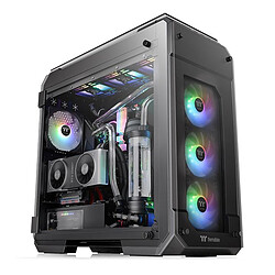 Thermaltake View 71 TG ARGB Boîtier Grand Tour avec fenêtres en verre trempé et rétroéclairage LED ARGB