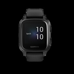 Montre Connectée Mixte Garmin Slate 010-02426-10 - Bracelet Silicone Noir