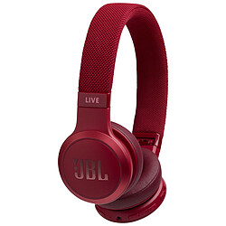 JBL LIVE 400BT - Rouge - Casque bluetooth Casque supra-auriculaire sans fil - Son JBL signature - Autonomie 24h - Compatible assistant vocal