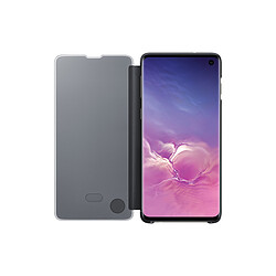 Avis Samsung Clear View Cover Galaxy S10 - Noir