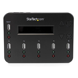 StarTech.com Duplicateur autonome de clés USB 1 vers 5 - Effacer / Supprimer - Copieur de lecteur flash USB 1:5