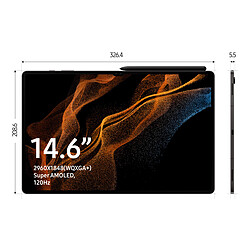 Tablette tactile Samsung Galaxy Tab S8 Ultra 256Go Anthracite - WiFi - Reconditionné